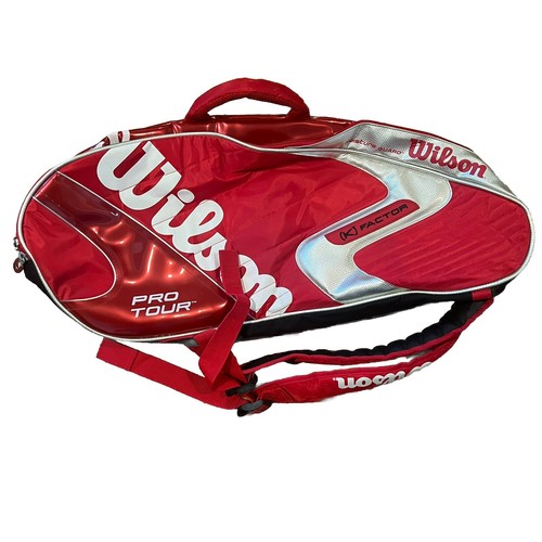 Red wilson pro tour factor - red,