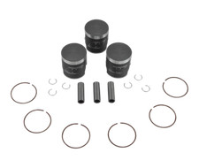 KAWASAKI 500 H1 - 69/76 - KIT 3 PISTONS WISECO 60.5 mm / K101