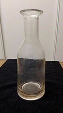JOLIE CARAFE A CIDRE ANCIENNE  EN VERRE BULLE ET PRESSE