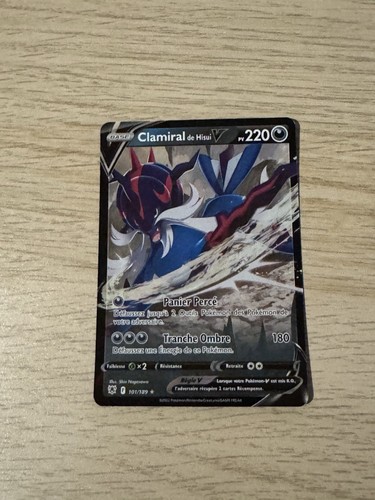 Carte pokémon clamiral - carte,