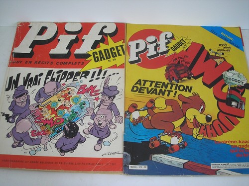 Lot deux pif gadget avec - gadget,