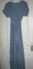 Robe longue bleue 36 38 40