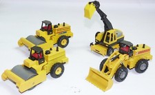 MAJORETTE 4 engins chantier