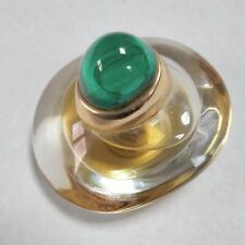 Flacon de parfum ancien " VOLUPTÉ " Oscar de la  Renta 7 ml plein SB occasion 