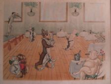 Le Bal Tabarin . Aquatinte