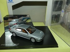 PEUGEOT 607 2000 Gris Bleu Clair NOREV 1:43