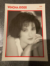 CARTE FICHE ATLAS ACTEUR : WINORA RYDER regard à droite