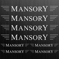 MANSORY autocollant sticker