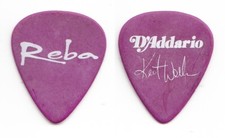 Vintage Reba Mcentire Kent Wells Signature Violet Guitare Pick - 1990s Visites