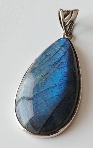 Pendentif labradorite et - en,