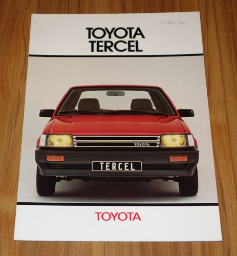 Catalogue toyota tercel - tercel, l20