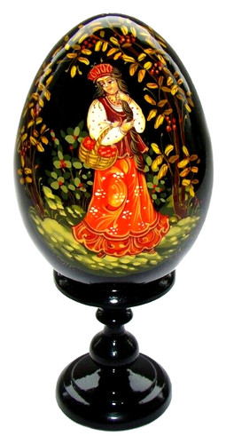 Oeuf collection bois peint - collection,
