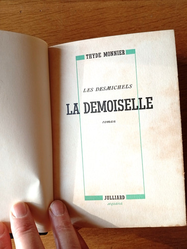 Thyde monnier demoiselle - thyde,