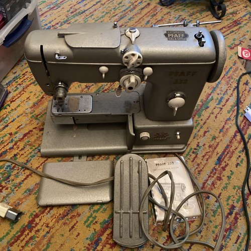 Vtg pfaff 332 sewing machine - vtg,