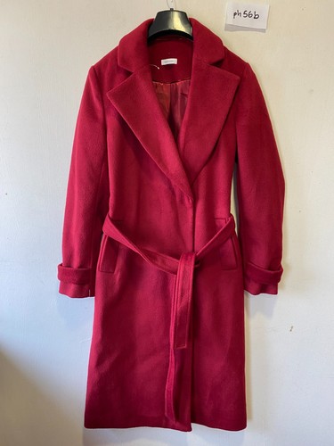 Manteau velours bordeaux - en,