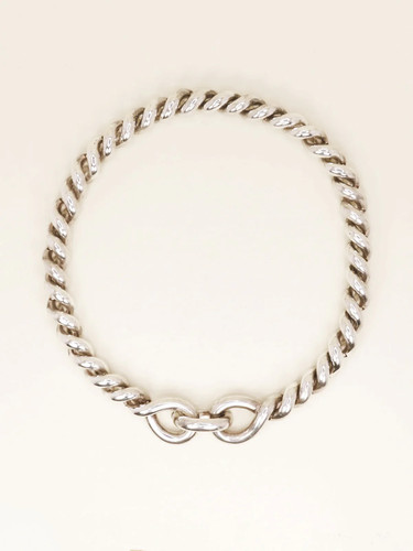 Hermes collier vintage torsade - hermes,