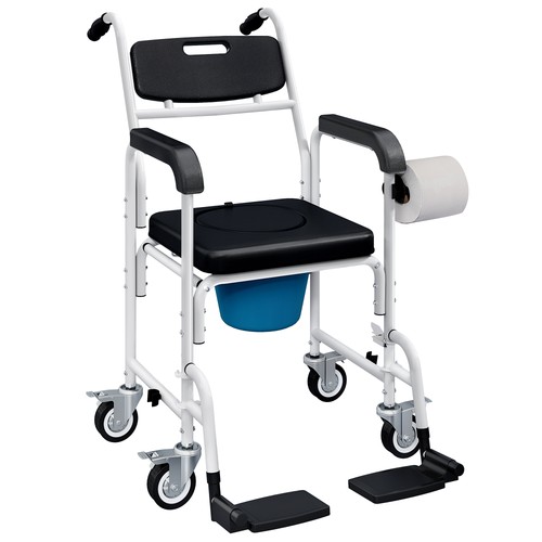 Homcom chaise percée - chaise,