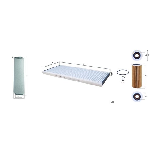 Ensemble filtres knecht - ensemble, de