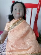 Poupée ancienne indienne - poupée,