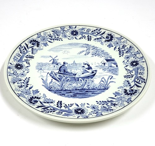 Vintage royal boch mural - royal,