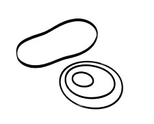 Pioneer CT-203 : kit de 4 Courroies pour Platine Cassette Belt Cinghia set