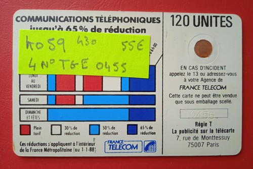 Télécarte ko59 tge - télécarte, /