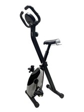 Vélo d'appartement Ultrasport F-Bike Heavy vertical 130 kg noir et blanc