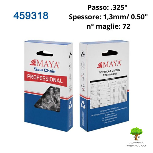 Chaîne maya 325 mm - mm, 72