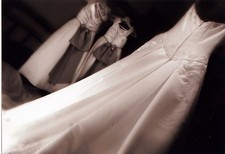 "Demetrios" Bridal Wedding Gown, Ball Gown, Ivory, Approx. Size 8-10, Clean