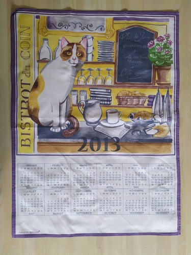 Calendrier tissu 2013 - calendrier,