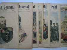 LOT 7 N° OLD MAGAZINE PETIT JOURNAL RUSSIE RUSSIA ROSSIYA RUSSLAND TSAR ZAR CZAR