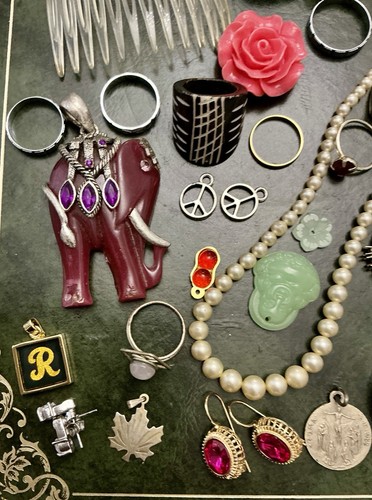Lot bijoux vintage anciens - vintage, et