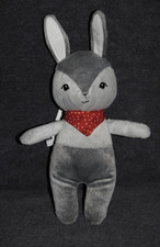 🍀Peluche Doudou Lapin Gris