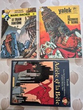 Lot 3 BD : Marc Dacier (EO 1982), Adèle Blanc Sec,  Yalek (EO 1972)