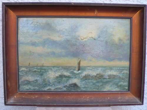 Tableau peinture huile sur - -,