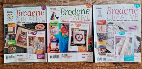 Lot magazines broderie - de, 3