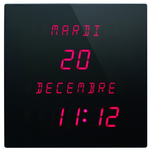 Horloge calendrier murale - calendrier, à