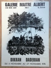 DIKRAN DADERIAN 1976 AFFICHE