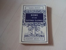 livre  ROME ET LES LETTRES