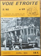 019534 - Voie étroite - Numéro 69 - 2/1982 de avril-mai 1982 [train,locomotive]