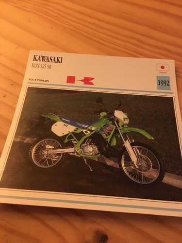 Kawasaki kdx125sr 1992 kdx 125 - kdx125sr,