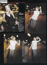 janvier 2000 MODES ET TRAVAUX patron TOP DOS-NU et PULL 38, 40, 42, 44