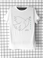 Tee-shirt La colombe de la Paix de Pablo Picasso Peace Cubisme Surréalisme Art