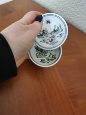 Coupelles repose sachet de thé en porcelaine blanche à motifs