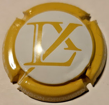 Capsule de Champagne Loriot Xavier LX, contour jaune N°5a