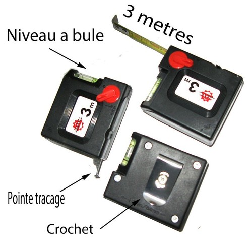 Lot mètres ruban - de, 3