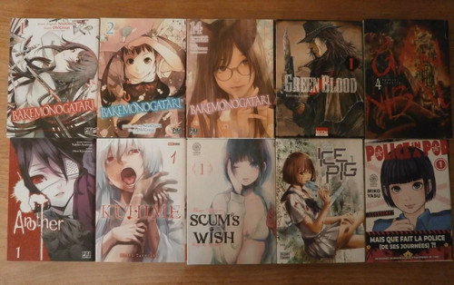 Lot manga seinen - 10,