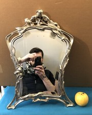 Ancien miroir de table ART