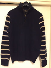 Pull en laine quart zippé RRL - fermeture éclair talon - Taille S