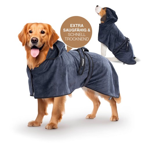 Fluffino peignoir pour chien - peignoir,